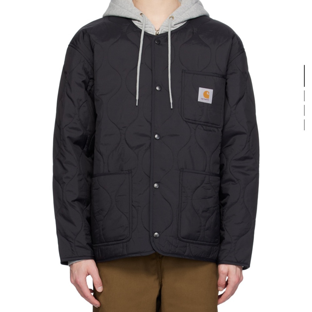 📌🖤 Carhartt WIP SKYTON Quilted Liner Jacket - Black NWT Size XL 🖤📌
